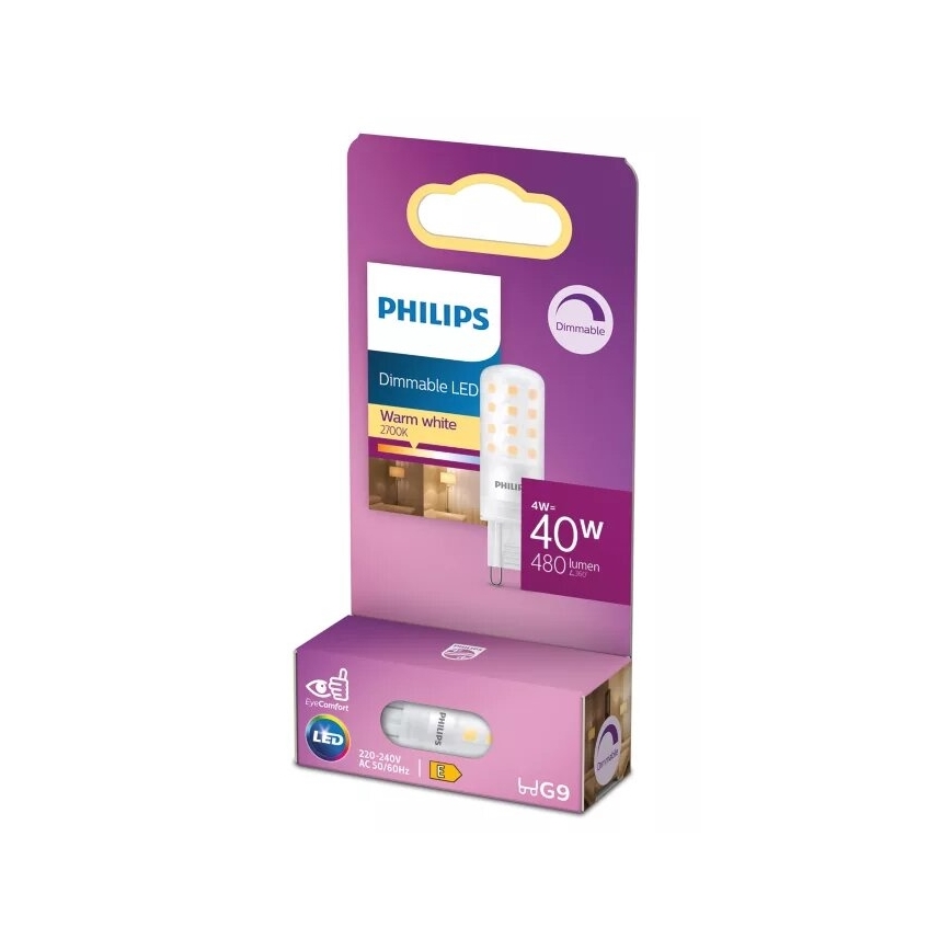 Bombilla LED Philips G9/4W/230V 2700K