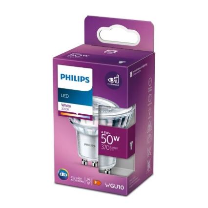 Bombilla LED Philips PAR16 GU10/4,6W/230V 3000K