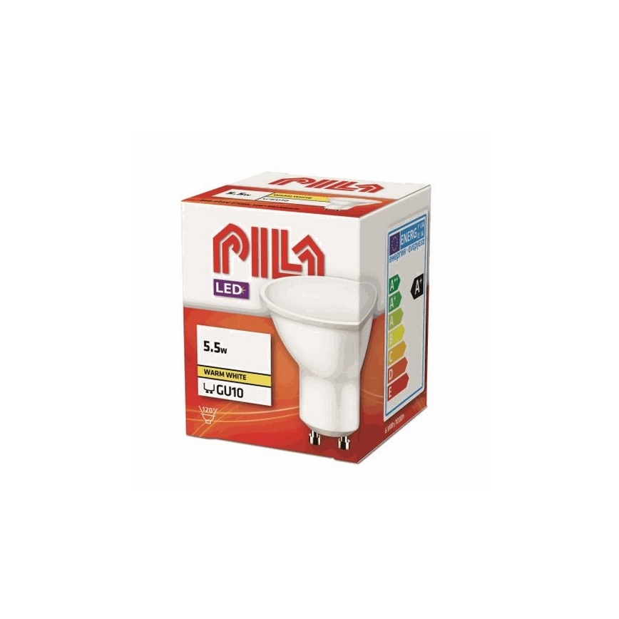 Bombilla LED Philips Pila GU10/5,5W/230V 2700K