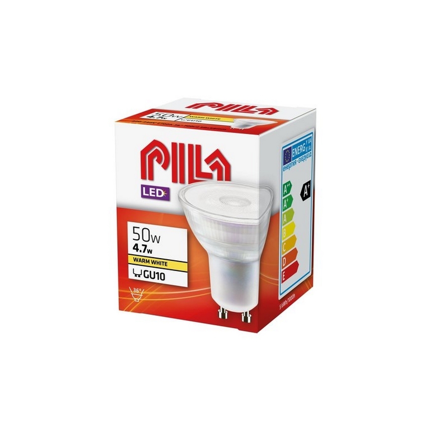 Bombilla LED Philips Pila PAR16 GU10/4,7W/230V 2700K