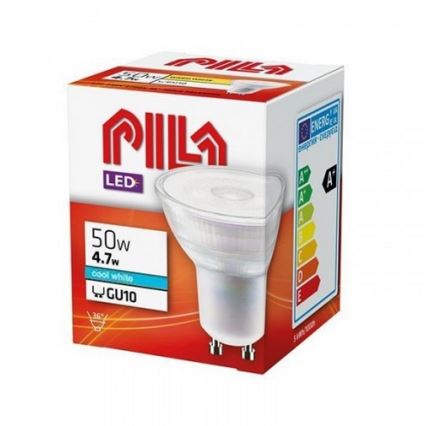Bombilla LED Philips Pila PAR16 GU10/4,7W/230V 4000K