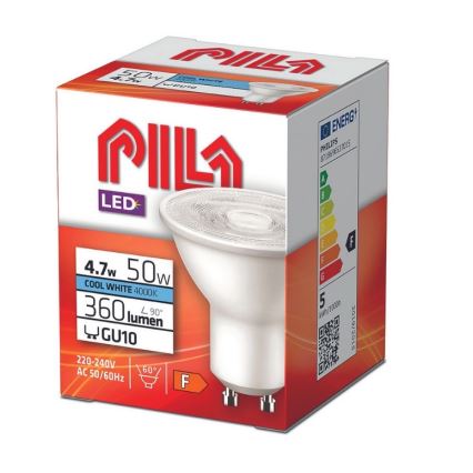 Bombilla LED Philips Pila PAR16 GU10/4,7W/230V 4000K
