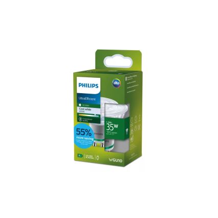 Bombilla LED Philips ULTRAEFFICIENT PAR16 GU10/1,2W/230V 4000K