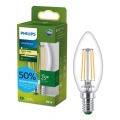 Bombilla LED Philips ULTRAEFFICIENT VINTAGE B35 E14/1,2W/230V 2700K