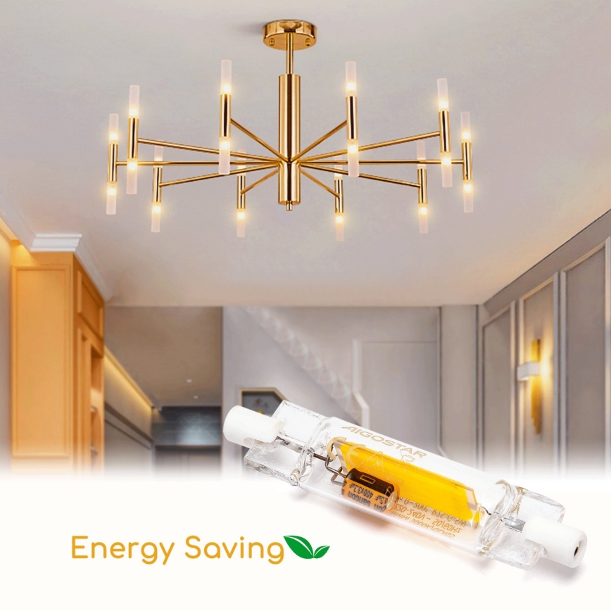 Bombilla LED R7s/4,5W/230V 3000K 78 mm - Aigostar