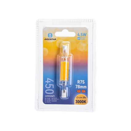 Bombilla LED R7s/4,5W/230V 3000K 78 mm - Aigostar