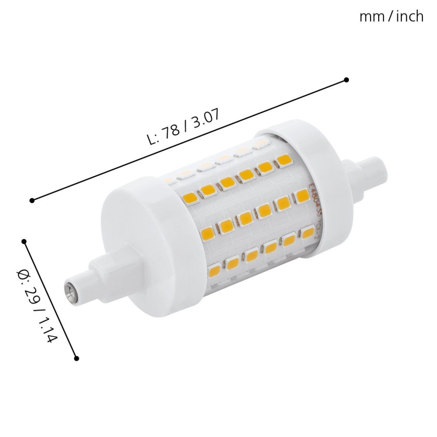 Bombilla LED R7S/7W/230V 2700K 78 mm - Eglo 11829