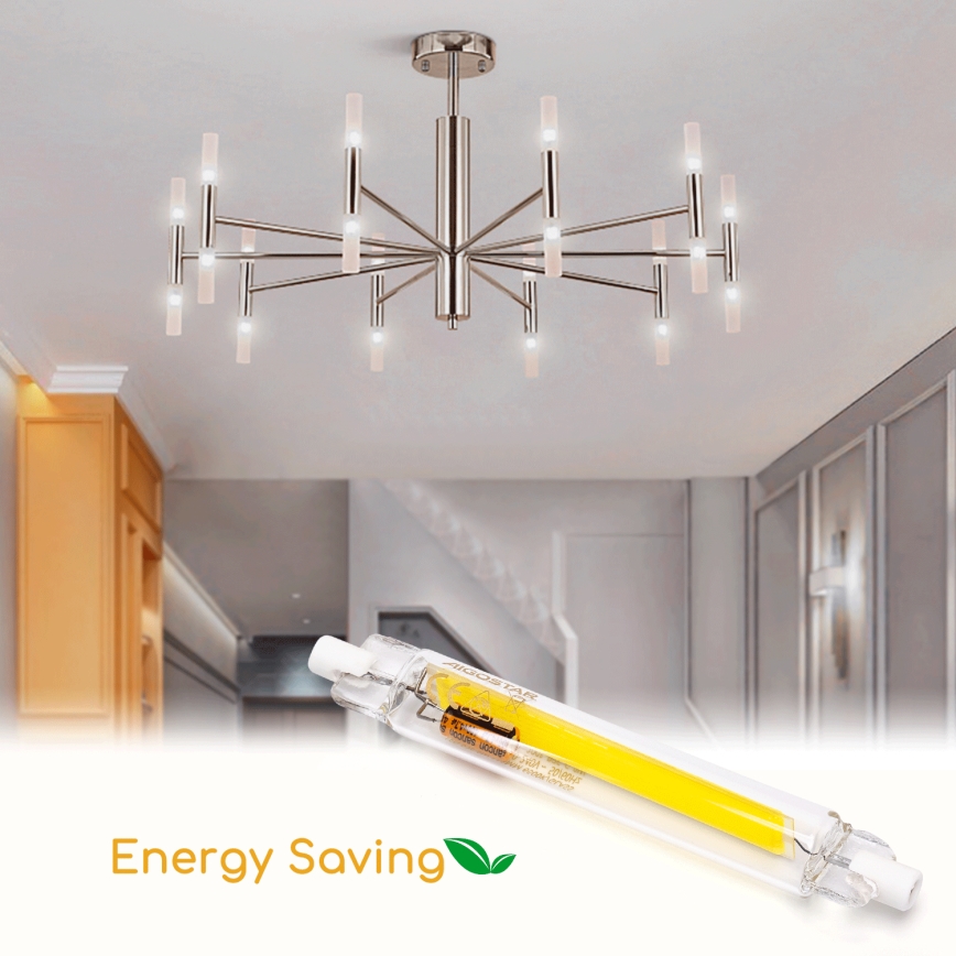 Bombilla LED R7s/8W/230V 6500K - Aigostar