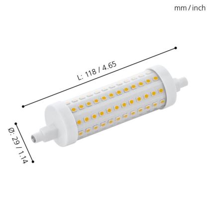 Bombilla LED R7S/9W/230V 2700K 118 mm - Eglo 11831