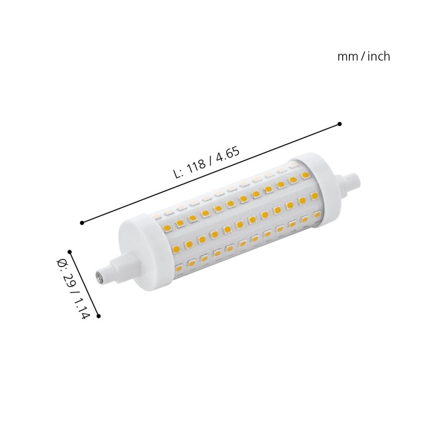 Bombilla LED R7S/9W/230V 2700K 118 mm - Eglo 11831