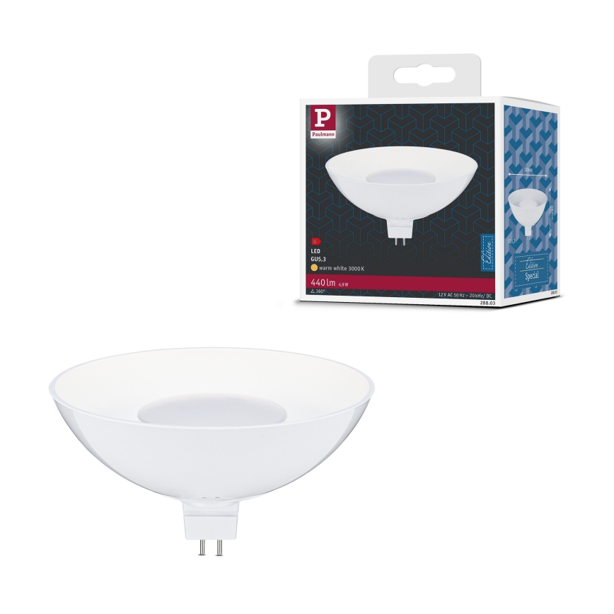 Bombilla LED reflectora GU5,3/4,9W/12V 3000K - Paulmann 28803