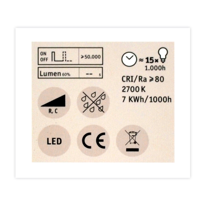 Bombilla LED reflectora regulable GU5,3/6,5W/12V 2700K - Paulmann 28758
