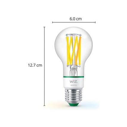 Bombilla LED regulable A60 E27/4,3W/230V 2700-4000K CRI 90 Wi-Fi - WiZ