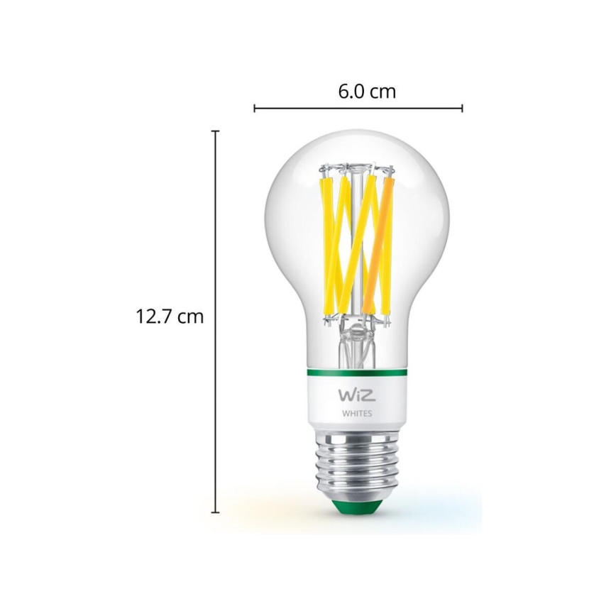 Bombilla LED regulable A60 E27/4,3W/230V 2700-4000K CRI 90 Wi-Fi - WiZ