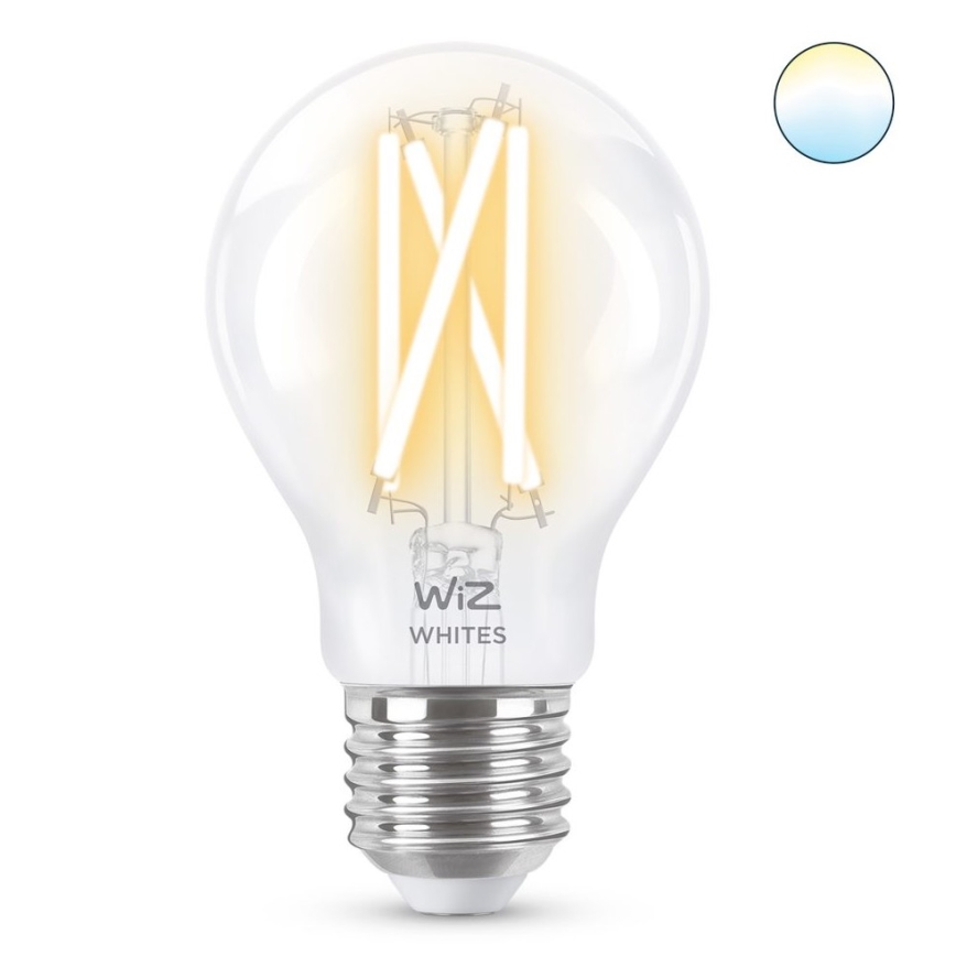 Bombilla LED regulable FILAMENT A60 E27/6,7W/230V 2700-6500K CRI 90 Wi-Fi - WiZ
