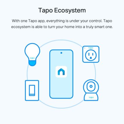 Bombilla LED regulable A60 E27/8,7W/230V 2700K Wi-Fi - TP-Link