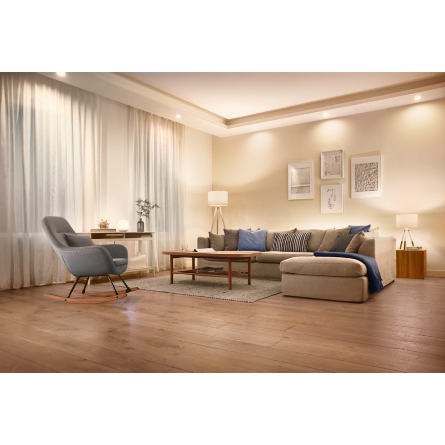 Bombilla LED regulable A60 E27/8W/230V 2700K CRI 90 Wi-Fi - WiZ