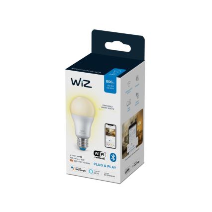 Bombilla LED regulable A60 E27/8W/230V 2700K CRI 90 Wi-Fi - WiZ