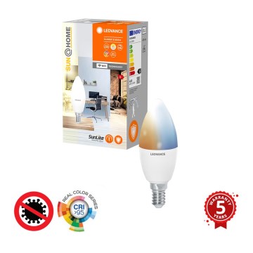 Bombilla LED regulable antibacteriana B40 E14/4,9W/230V Wi-Fi - Ledvance