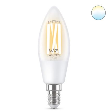 Bombilla LED regulable FILAMENT C35 E14/4,9W/230V 2700-6500K CRI 90 Wi-Fi - WiZ