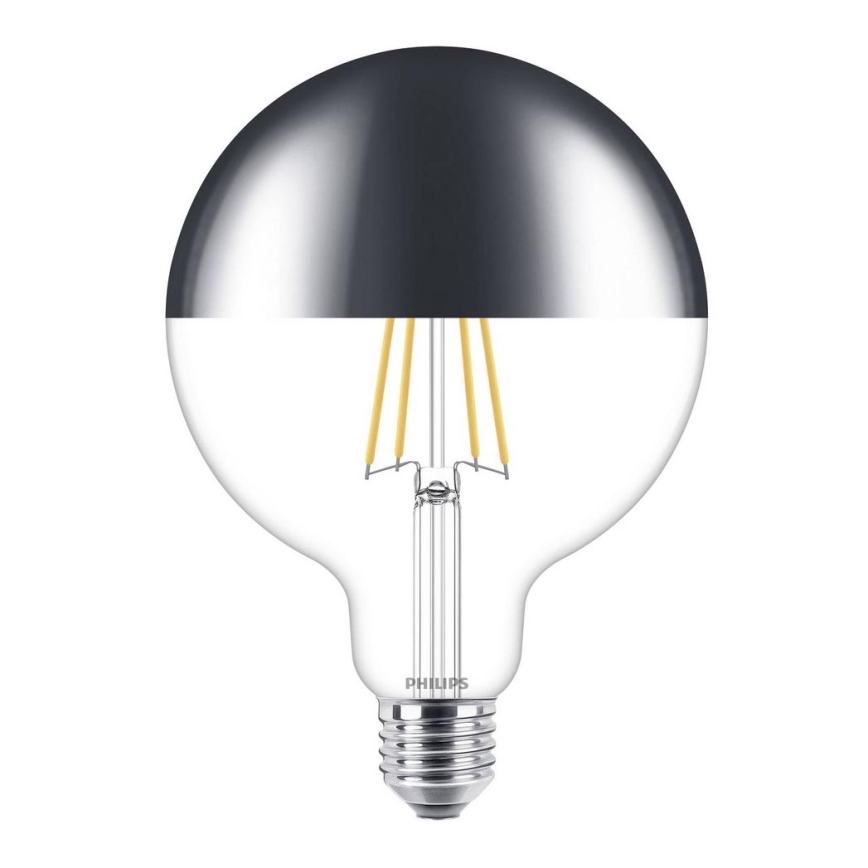 Bombilla LED regulable con casquillo esférico DECO Philips G125 E27/7,2W/230V 2700K