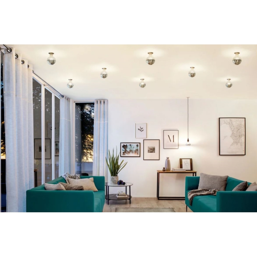 Bombilla LED regulable con mirror cap GLOBE E27/6,5W/230V - Paulmann 28673