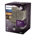 Bombilla LED regulable de filamento G200 E27/6,5W/230V 1800K