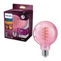 Bombilla LED regulable DECO Philips G93 E27/4,5W/230V 1800K