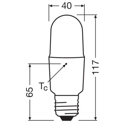 Bombilla LED regulable E27/11W/230V 6500K CRI 90 - Osram