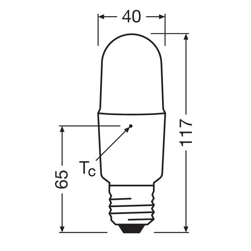 Bombilla LED regulable E27/11W/230V 6500K CRI 90 - Osram