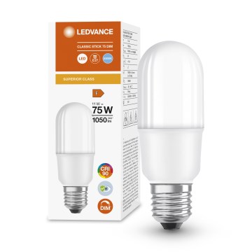 Bombilla LED regulable E27/11W/230V 6500K IRC 90 - Ledvance
