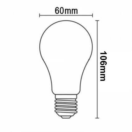 Bombilla LED regulable FILAMENT A60 E27/11W/230V 3000K