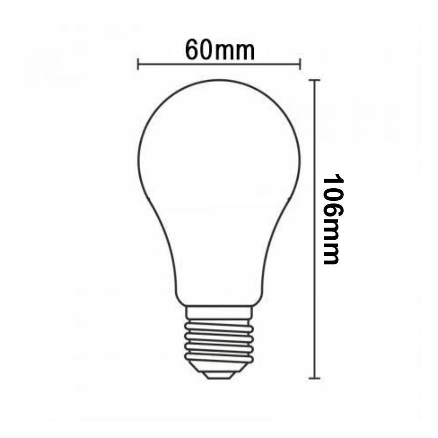 Bombilla LED regulable FILAMENT A60 E27/11W/230V 3000K
