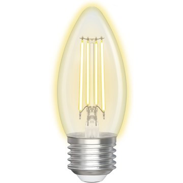 Bombilla LED regulable FILAMENT C35 E27/4,5W/230V 2700-6500K Wi-Fi - Aigostar