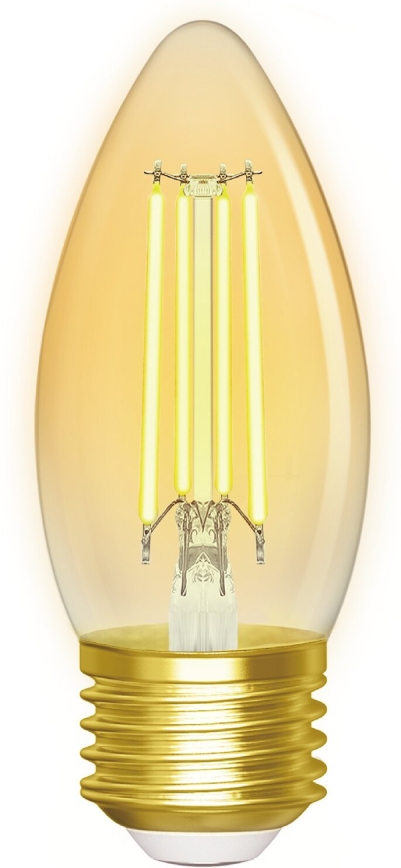 Bombilla LED regulable FILAMENT C35 E27/4,5W/230V 2700-6500K Wi-Fi - Aigostar