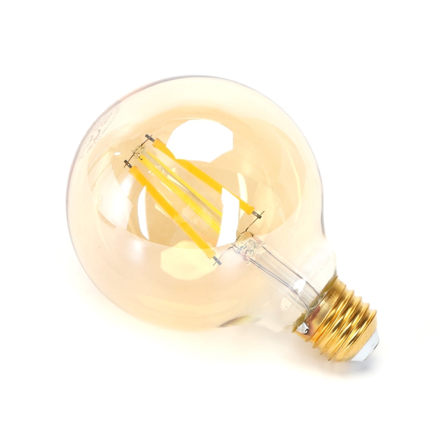 Bombilla LED regulable FILAMENT G95 E27/6W/230V 2700-6500K Wi-Fi - Aigostar