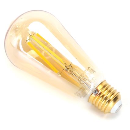Bombilla LED regulable FILAMENT ST64 E27/6W/230V 2700-6500K Wi-Fi - Aigostar