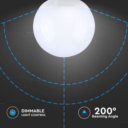 Bombilla LED regulable G120 E27/13W/230V 6400K