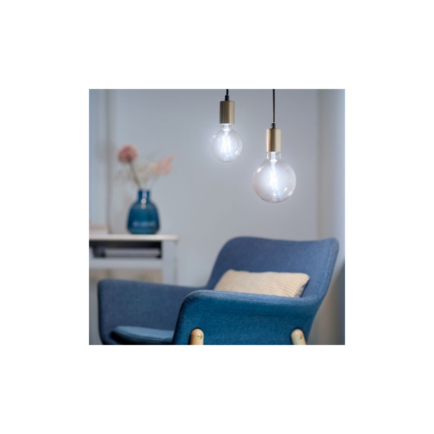 Bombilla LED regulable FILAMENT G125 E27/7W/230V 2700-6500K CRI 90 Wi-Fi - WiZ