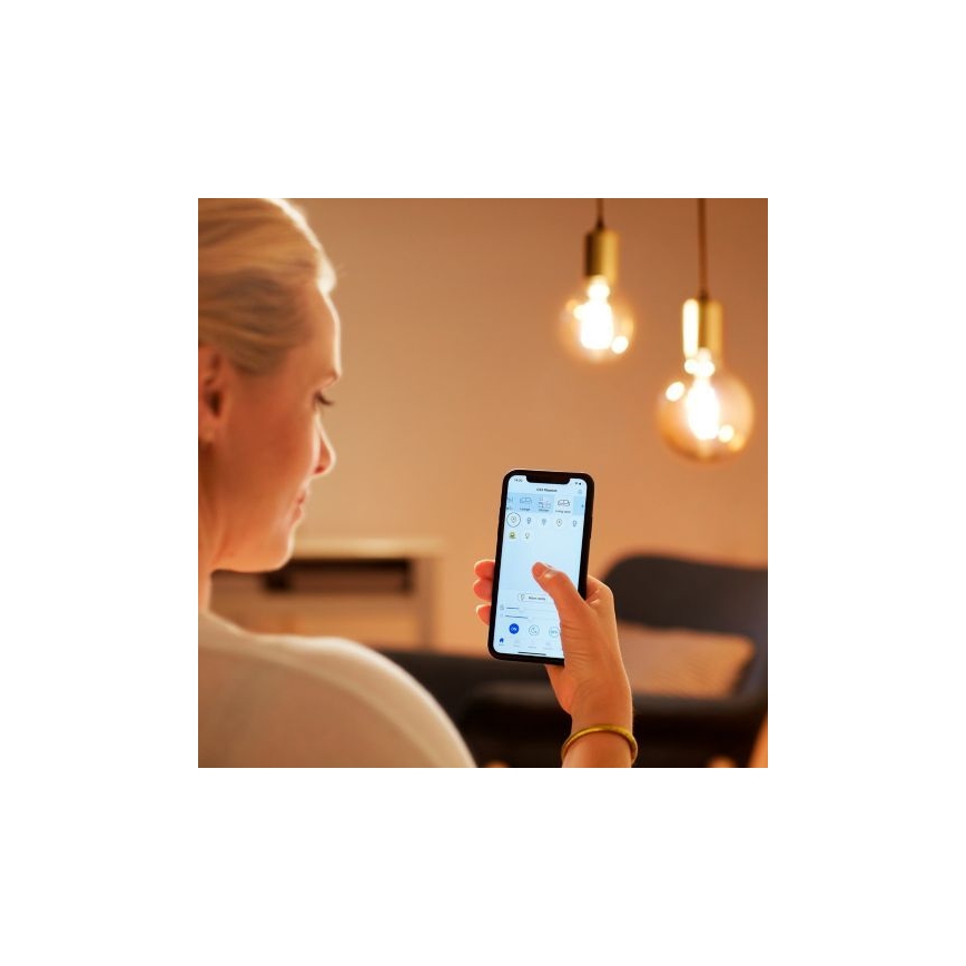 Bombilla LED regulable FILAMENT G125 E27/7W/230V 2700-6500K CRI 90 Wi-Fi - WiZ