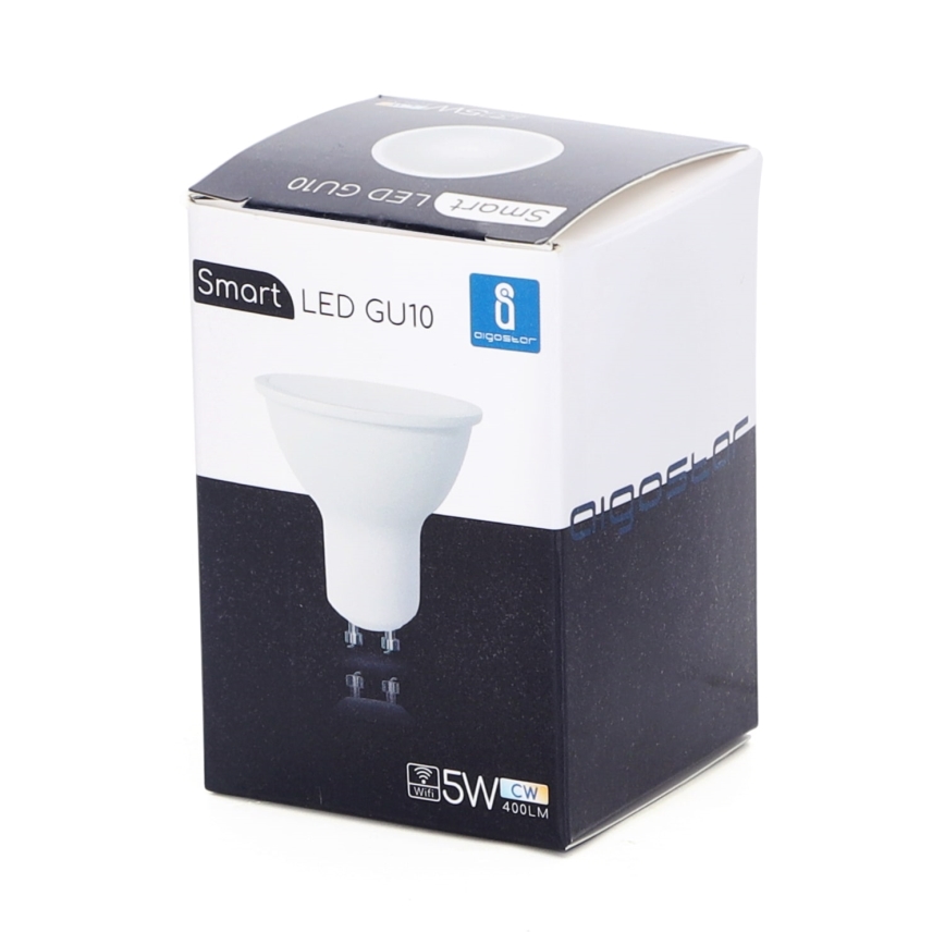 Bombilla LED regulable GU10/5W/230V 3000-6500K Wi-Fi - Aigostar