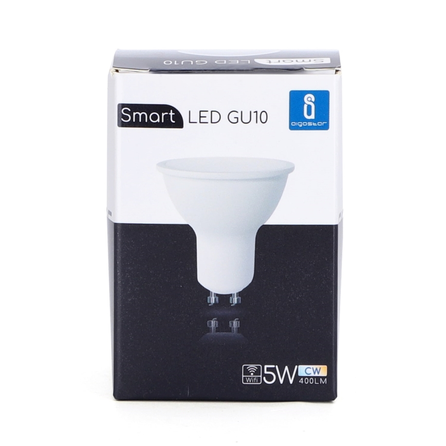 Bombilla LED regulable GU10/5W/230V 3000-6500K Wi-Fi - Aigostar