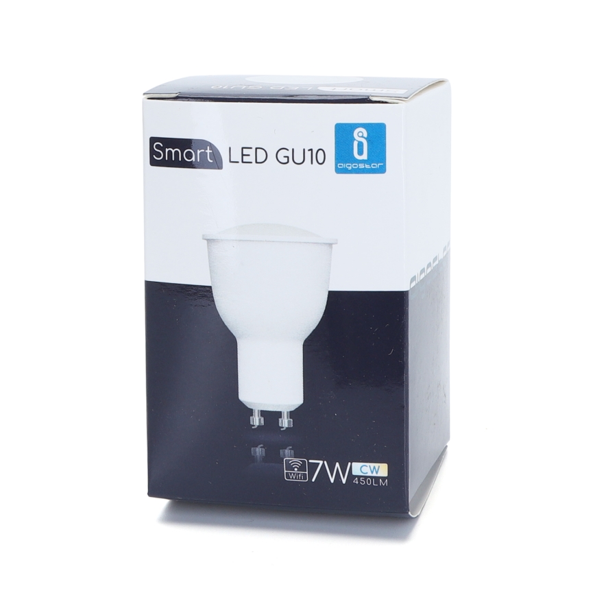 Bombilla LED regulable GU10/7W/230V 3000-6500K Wi-Fi - Aigostar