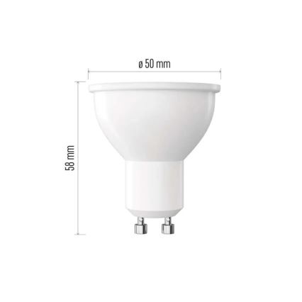 Bombilla LED regulable MR16 GU10/7W/230V 3000K