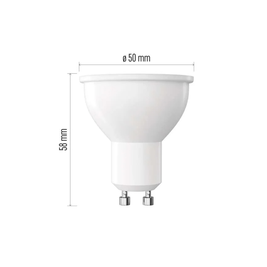 Bombilla LED regulable MR16 GU10/7W/230V 3000K