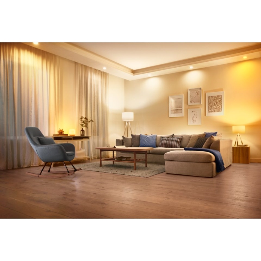 Bombilla LED regulable PAR16 GU10/4,7W/230V 2700-6500K CRI 90 Wi-Fi - WiZ