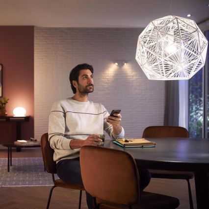 Bombilla LED regulable Philips Hue White And Color Ambiance A67 E27/13,5W/230V 2000-6500K