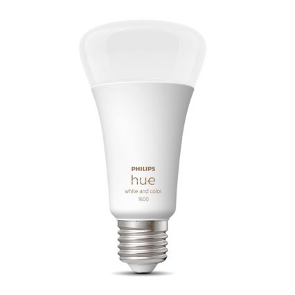 Bombilla LED regulable Philips Hue White And Color Ambiance A67 E27/13,5W/230V 2000-6500K