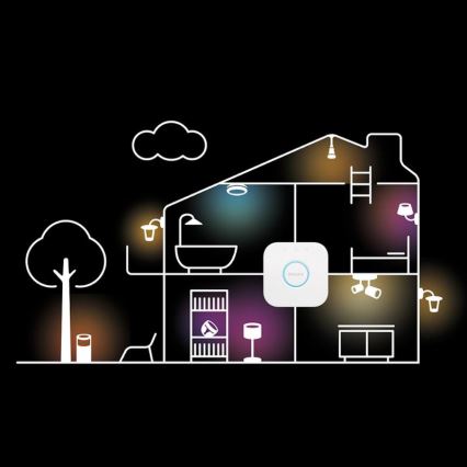 Bombilla LED regulable Philips Hue White And Color Ambiance A67 E27/13,5W/230V 2000-6500K