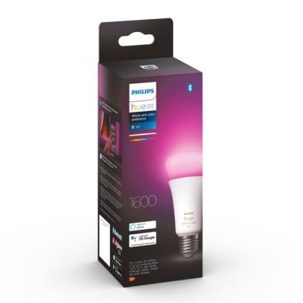 Bombilla LED regulable Philips Hue White And Color Ambiance A67 E27/13,5W/230V 2000-6500K